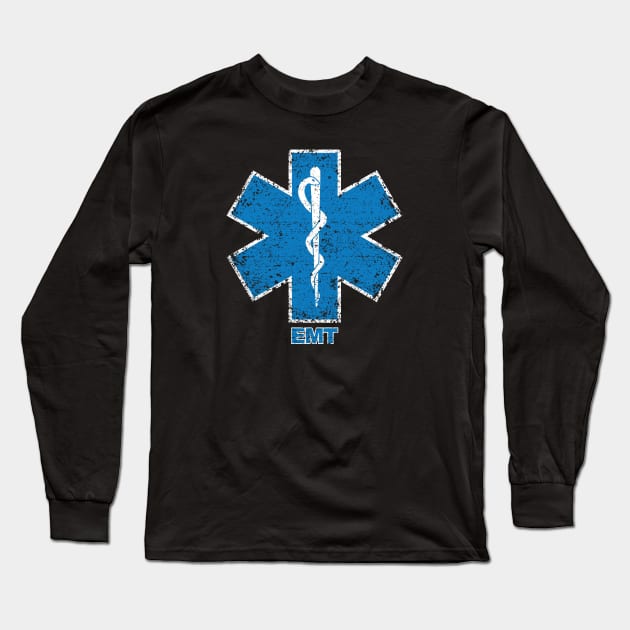 Star of Life - EMT (Worn) [Rx-TP] Long Sleeve T-Shirt by Roufxis